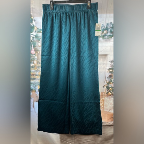 Michael Kors Size:L Women Wide Legs  Pull On Pants Luxe Teal - Picture 11 of 12